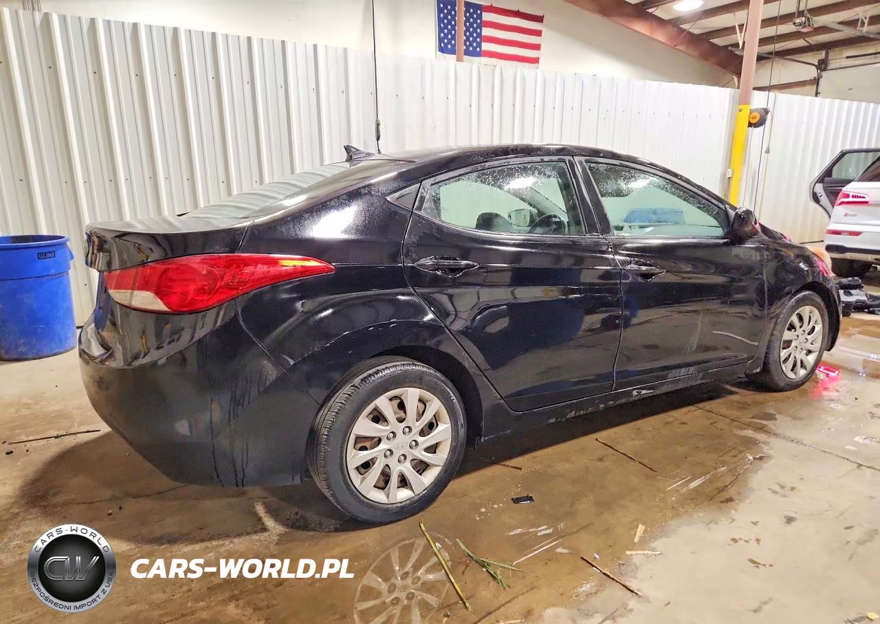 2012 Hyundai Elantra Gls VIN:KMHDH4AE8CU436308 - 3