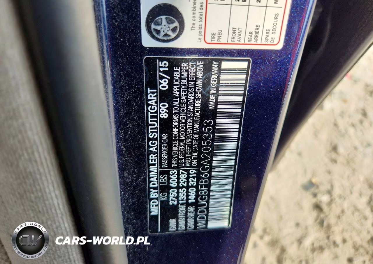 2016 Mercedes-Benz S 550 4Matic VIN:WDDUG8FB6GA205353 - 12