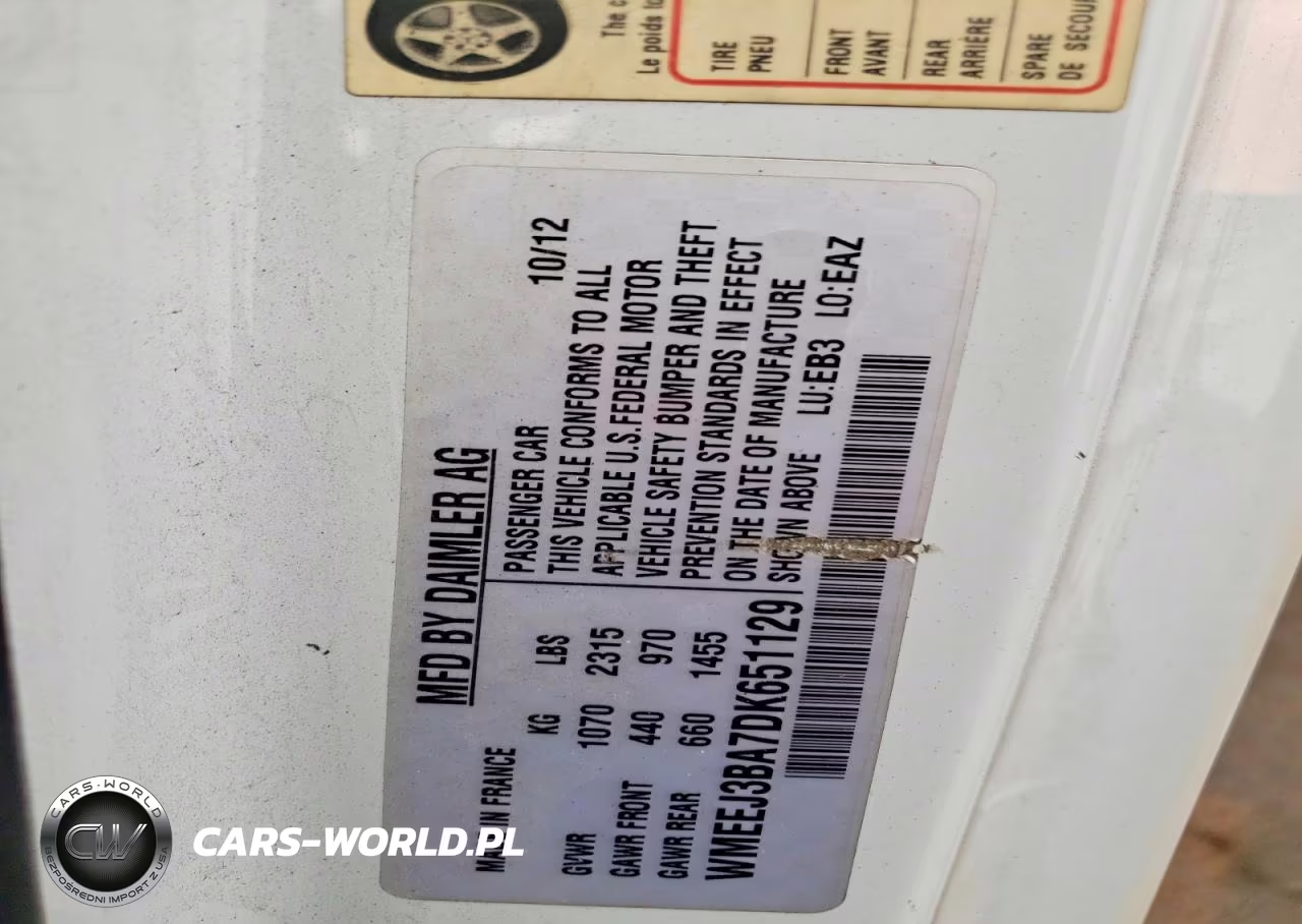 2013 Smart Fortwo Pure VIN:WMEEJ3BA7DK651129 - 13
