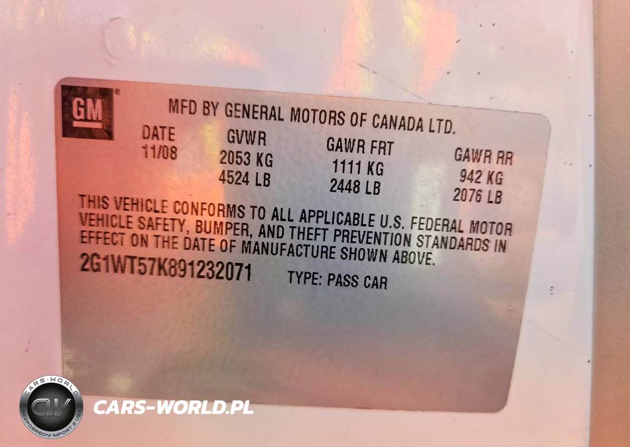 2009 Chevrolet Impala 1Lt VIN:2G1WT57K891232071 - 12