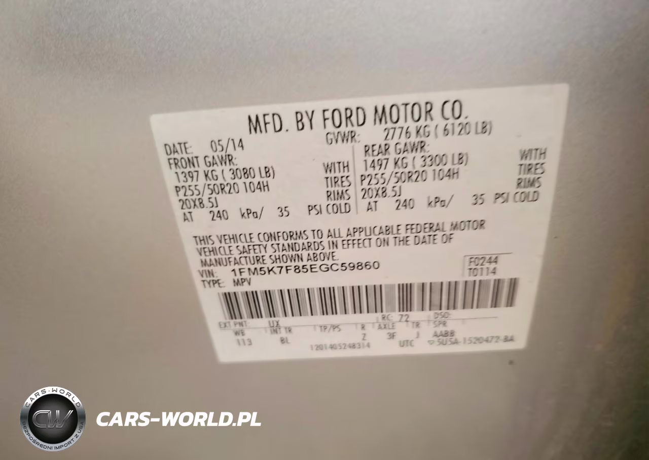 2014 Ford Explorer Limited VIN:1FM5K7F85EGC59860 - 13
