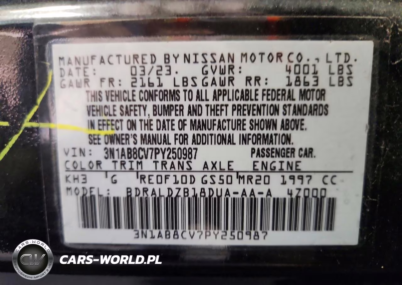 2023 Nissan Sentra Sv VIN:3N1AB8CV7PY250987 - 13