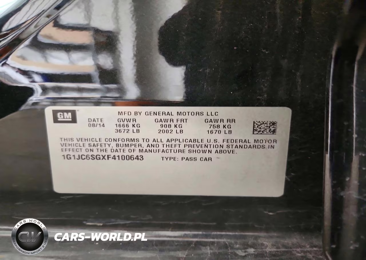 2015 Chevrolet Sonic Lt VIN:1G1JC6SGXF4100643 - 12