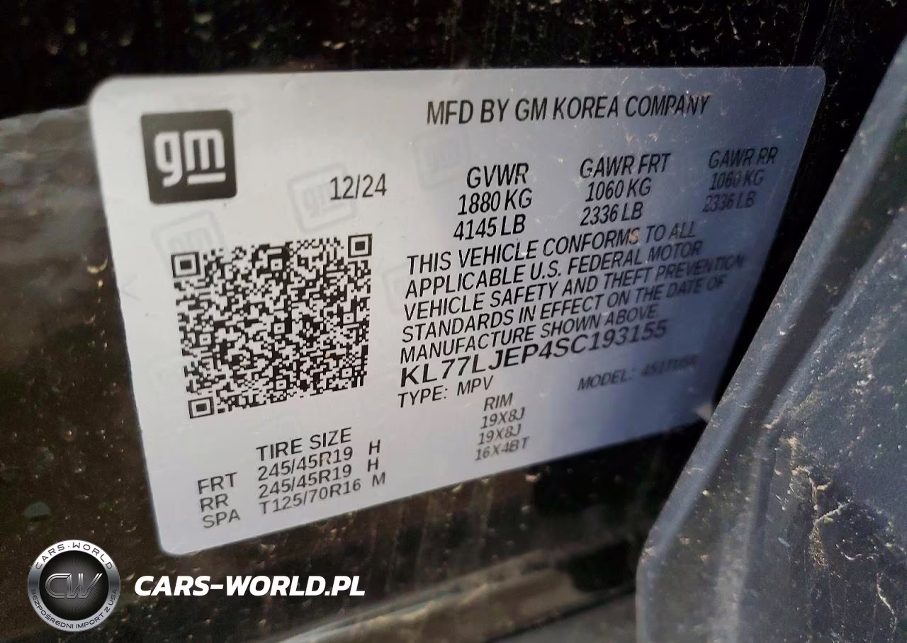 2025 Chevrolet Trax 2Rs VIN:KL77LJEP4SC193155 - 14