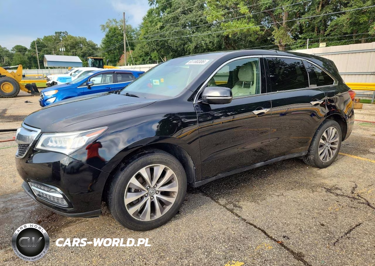 2014 Acura Mdx Technology VIN:5FRYD3H4XEB012289 - 1