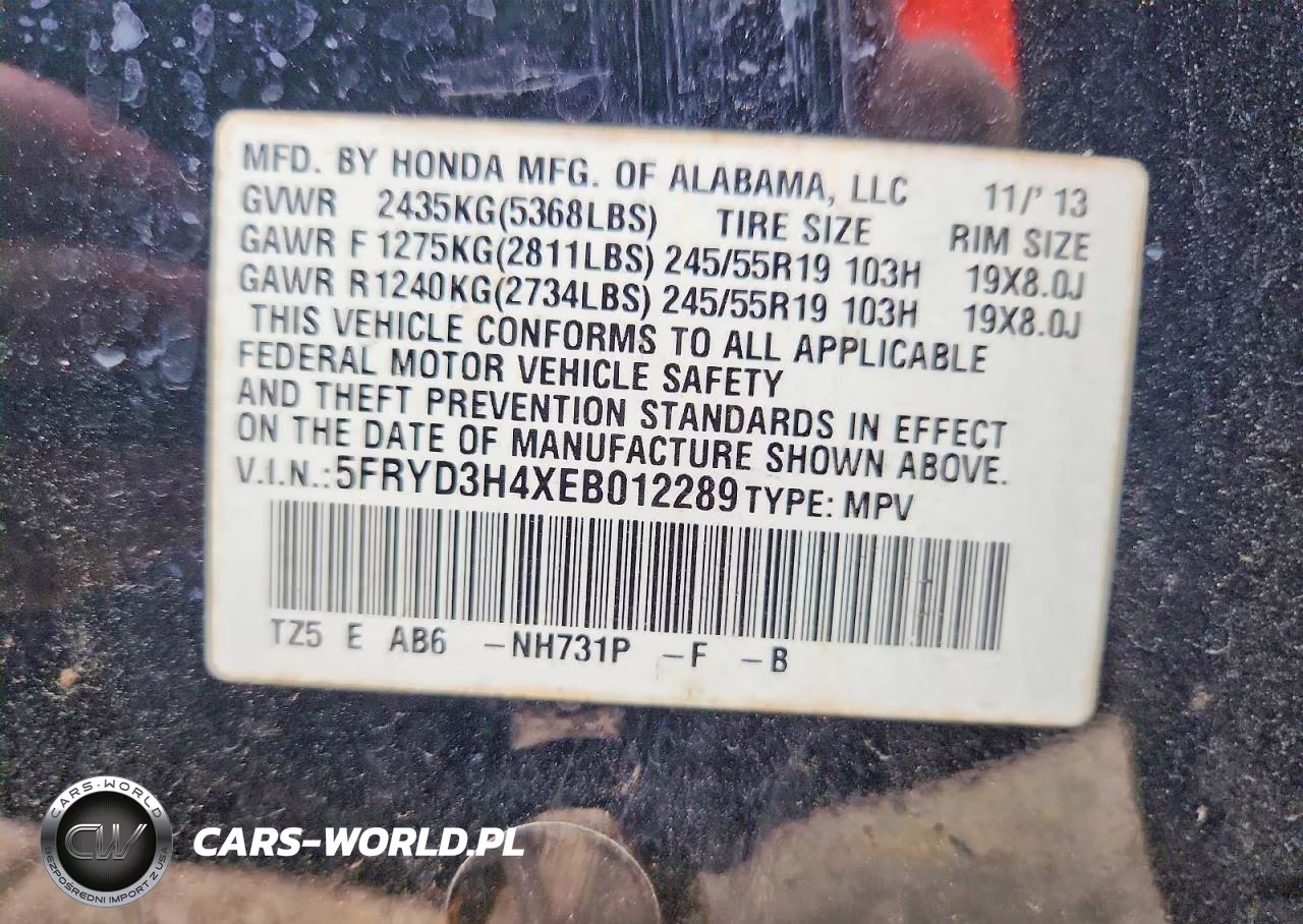 2014 Acura Mdx Technology VIN:5FRYD3H4XEB012289 - 13