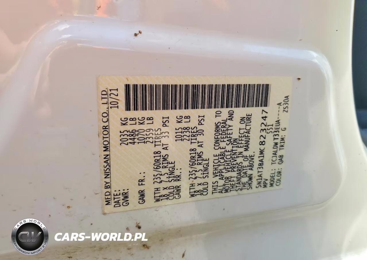 2021 Nissan Rogue Sv VIN:5N1AT3BA1MC823247 - 13
