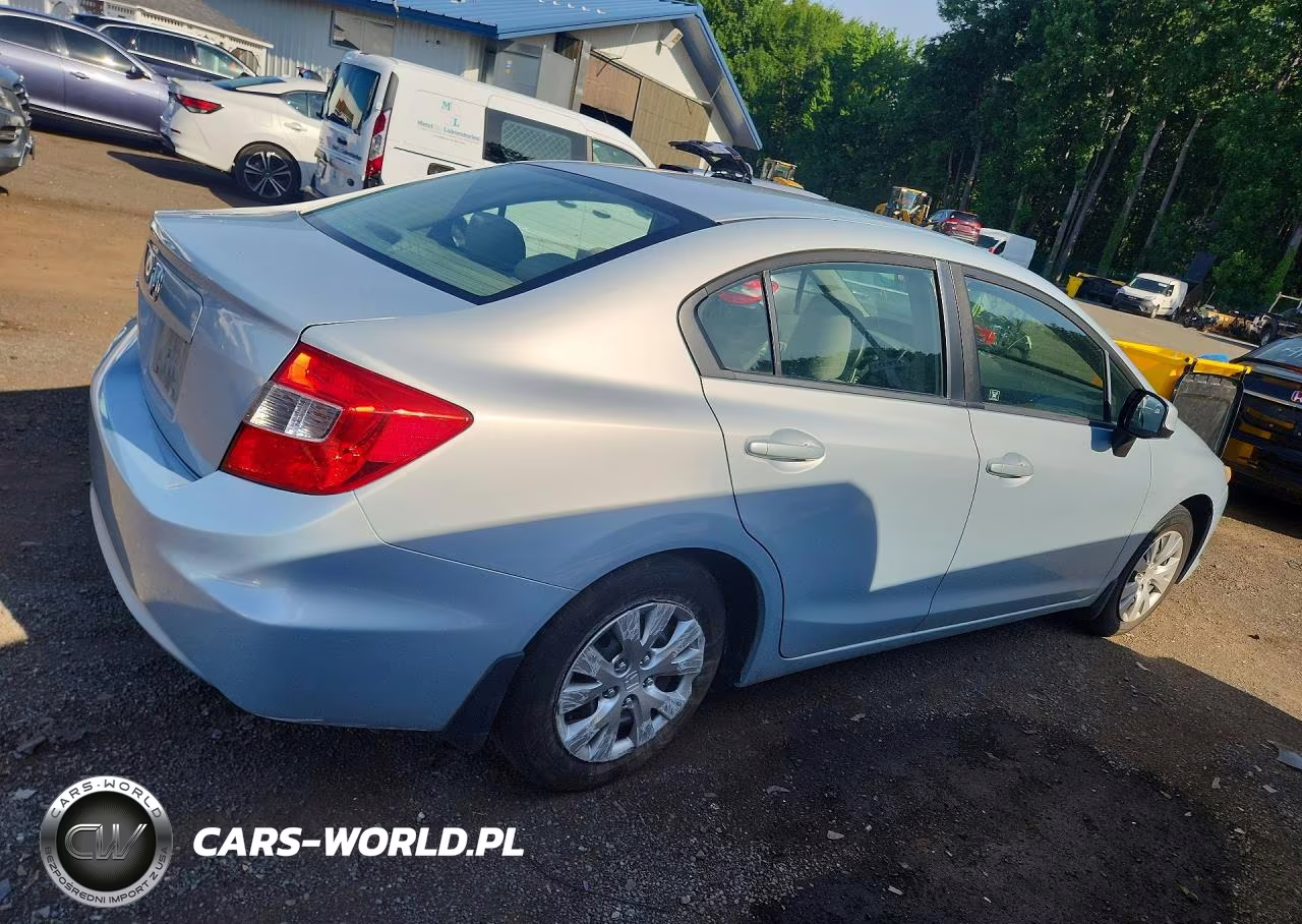2012 Honda Civic Lx VIN:2HGFB2F50CH540601 - 3