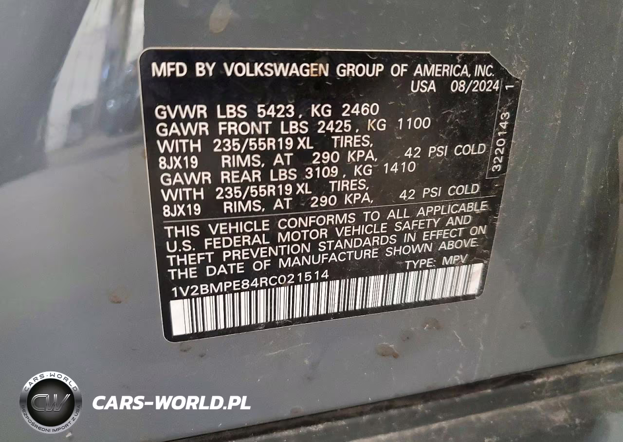 2024 Volkswagen Id.4 VIN:1V2BMPE84RC021514 - 13
