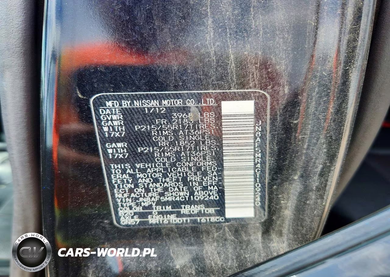 2012 Nissan Juke S VIN:JN8AF5MR4CT109240 - 13