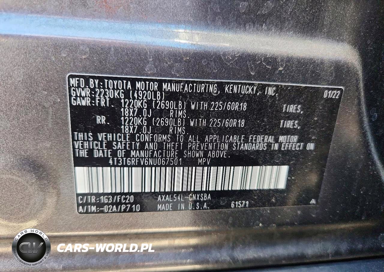 2022 Toyota Rav4 Se VIN:4T3T6RFV6NU067501 - 12