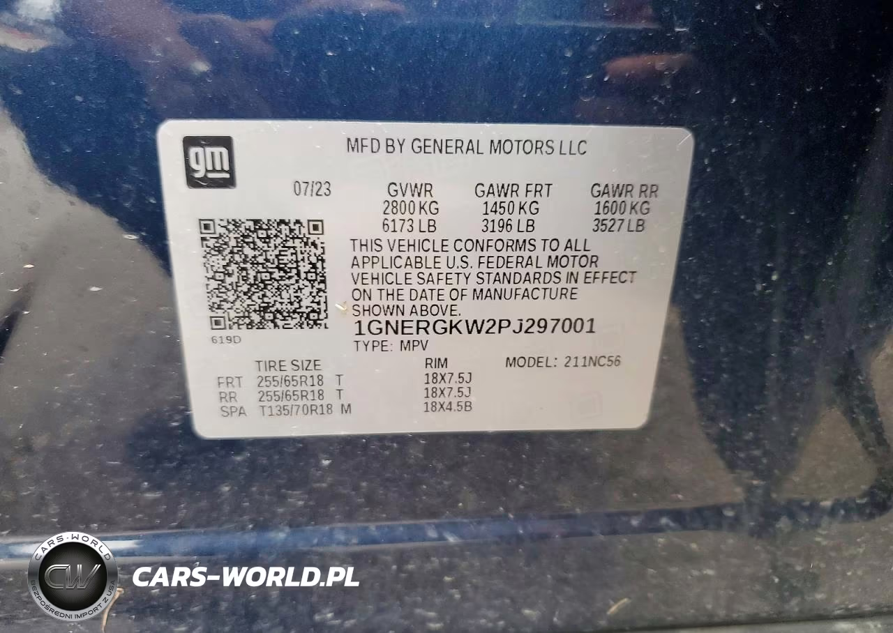 2023 Chevrolet Traverse Lt VIN:1GNERGKW2PJ297001 - 14