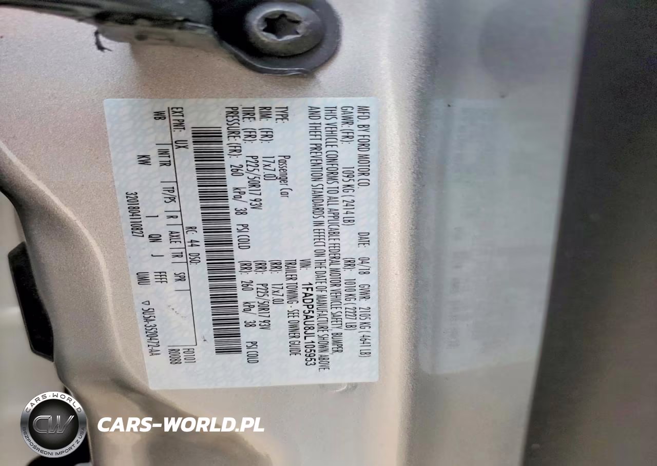 2018 Ford C-Max Se VIN:1FADP5AU8JL105953 - 13
