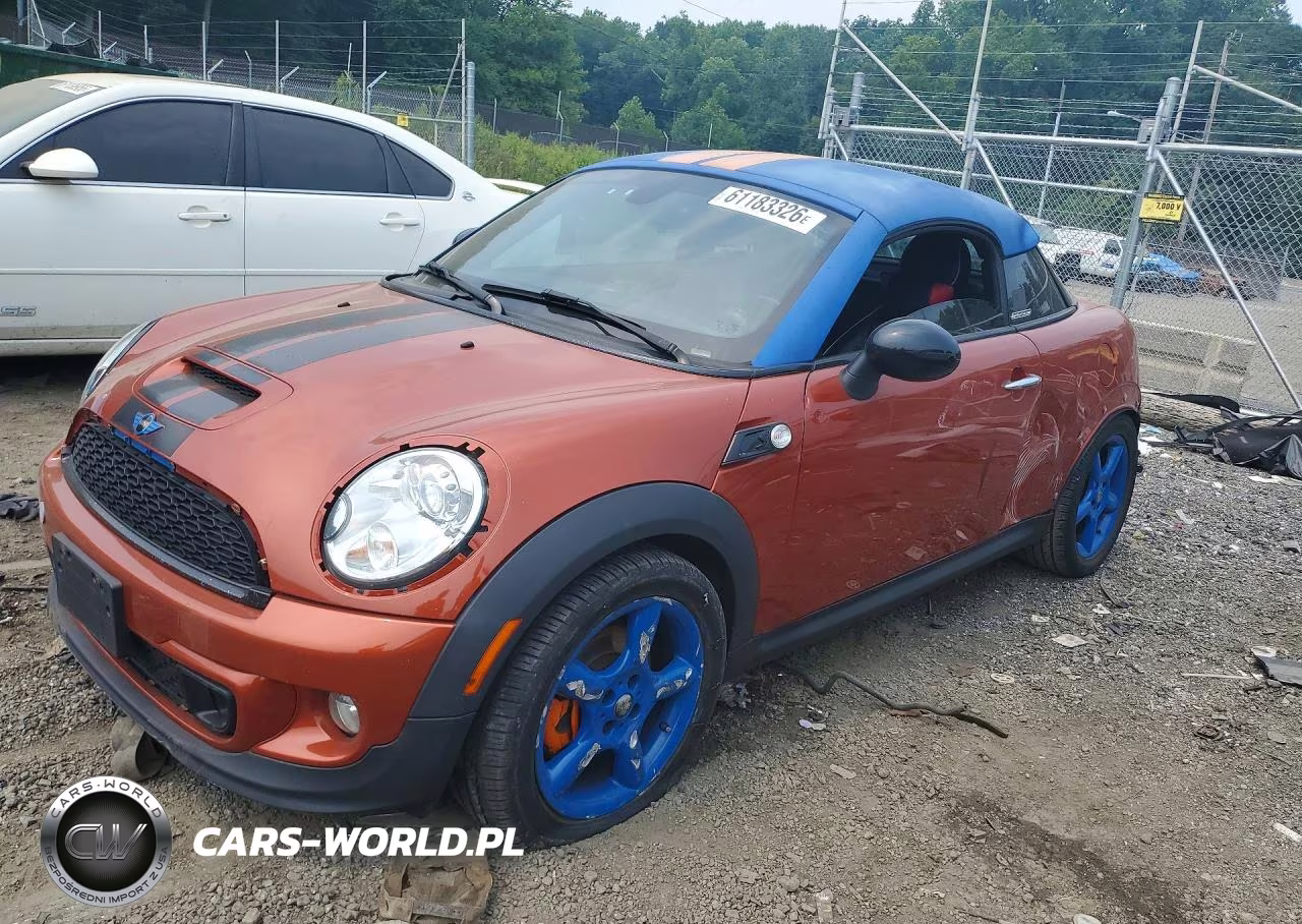 2012 Mini Cooper Coupe S VIN:WMWSX3C58CT408114 - 1
