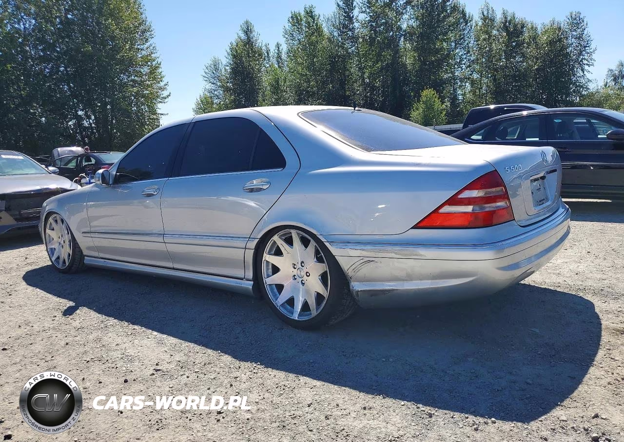 2001 Mercedes-Benz S 500 VIN:WDBNG75J21A222254 - 2