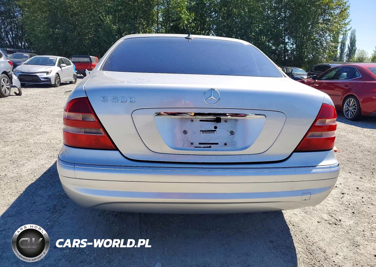 2001 Mercedes-Benz S 500 VIN:WDBNG75J21A222254 - 6