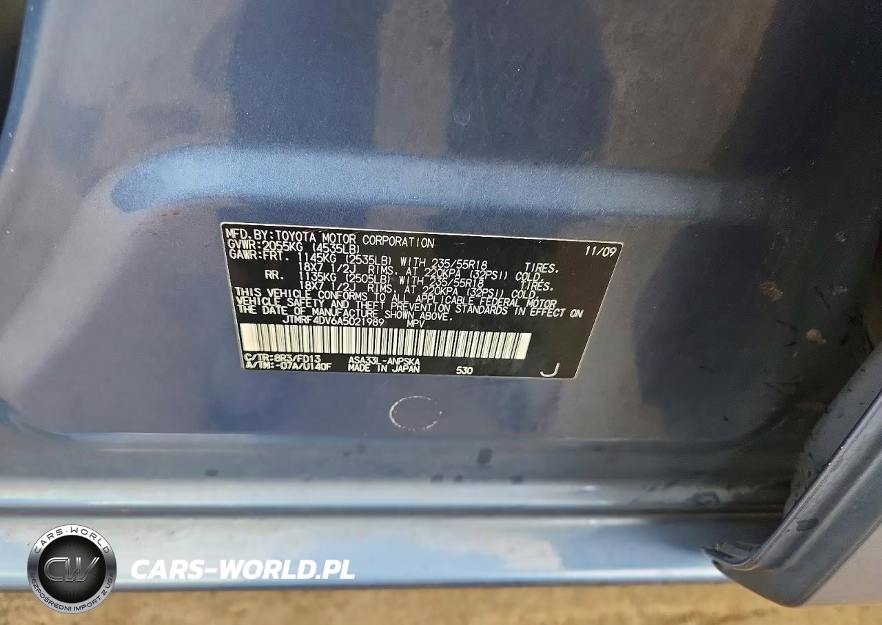 2010 Toyota Rav4 Sport VIN:JTMRF4DV6A5021989 - 13