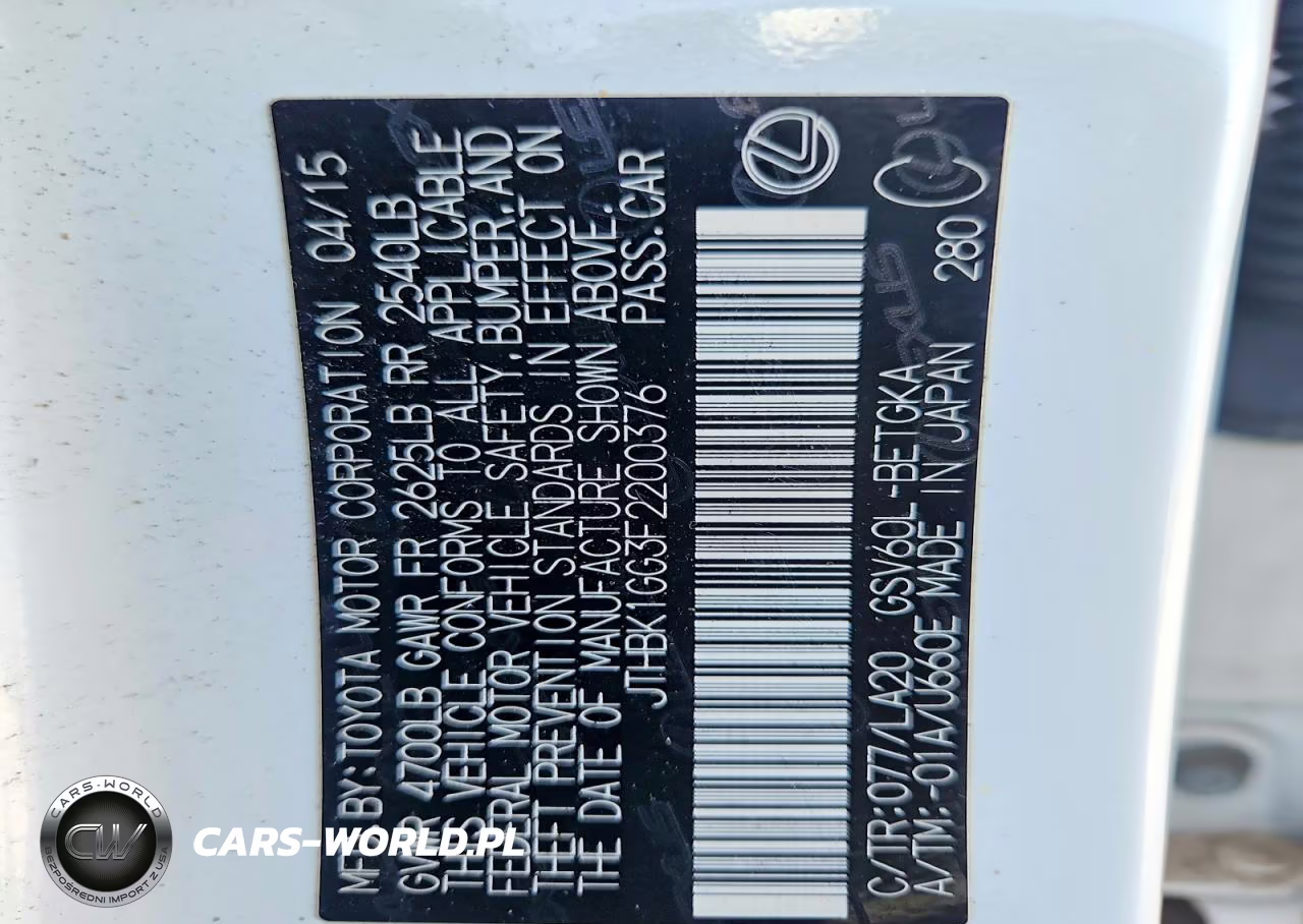 2015 Lexus Es 350 VIN:JTHBK1GG3F2200376 - 12