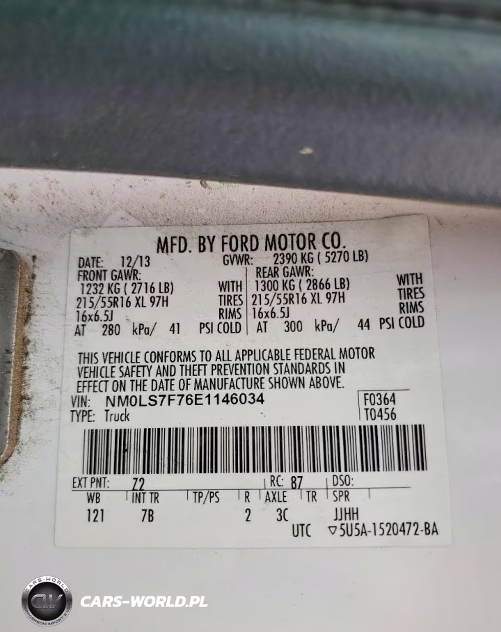 2014 Ford Transit Connect Xlt Delivery Van VIN:NM0LS7F76E1146034 - 13