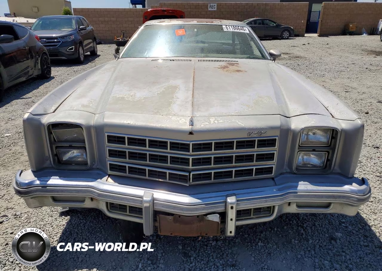 1977 Chev Monte Carlo VIN:1H57L7Z452500 - 5