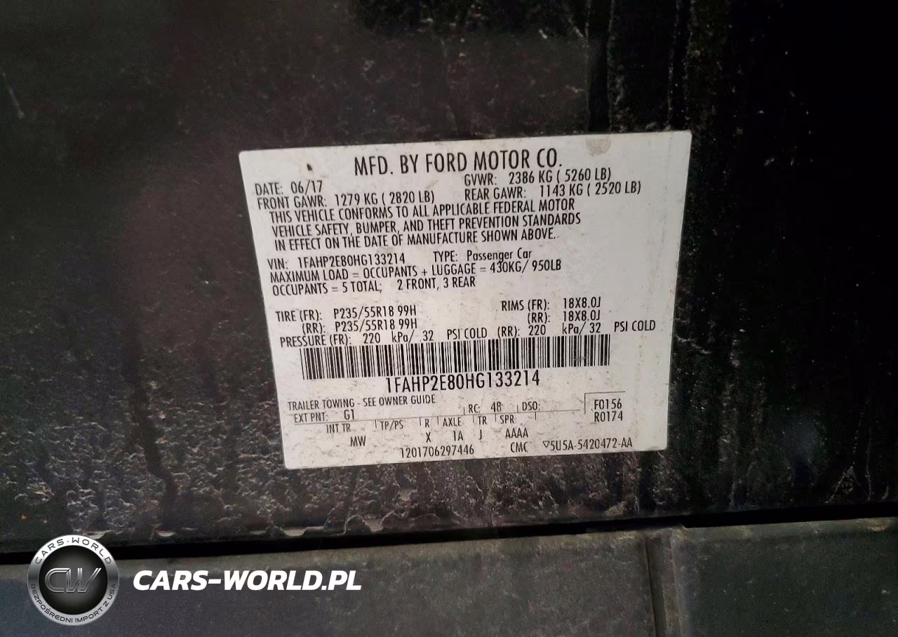 2017 Ford Taurus Sel VIN:1FAHP2E80HG133214 - 12