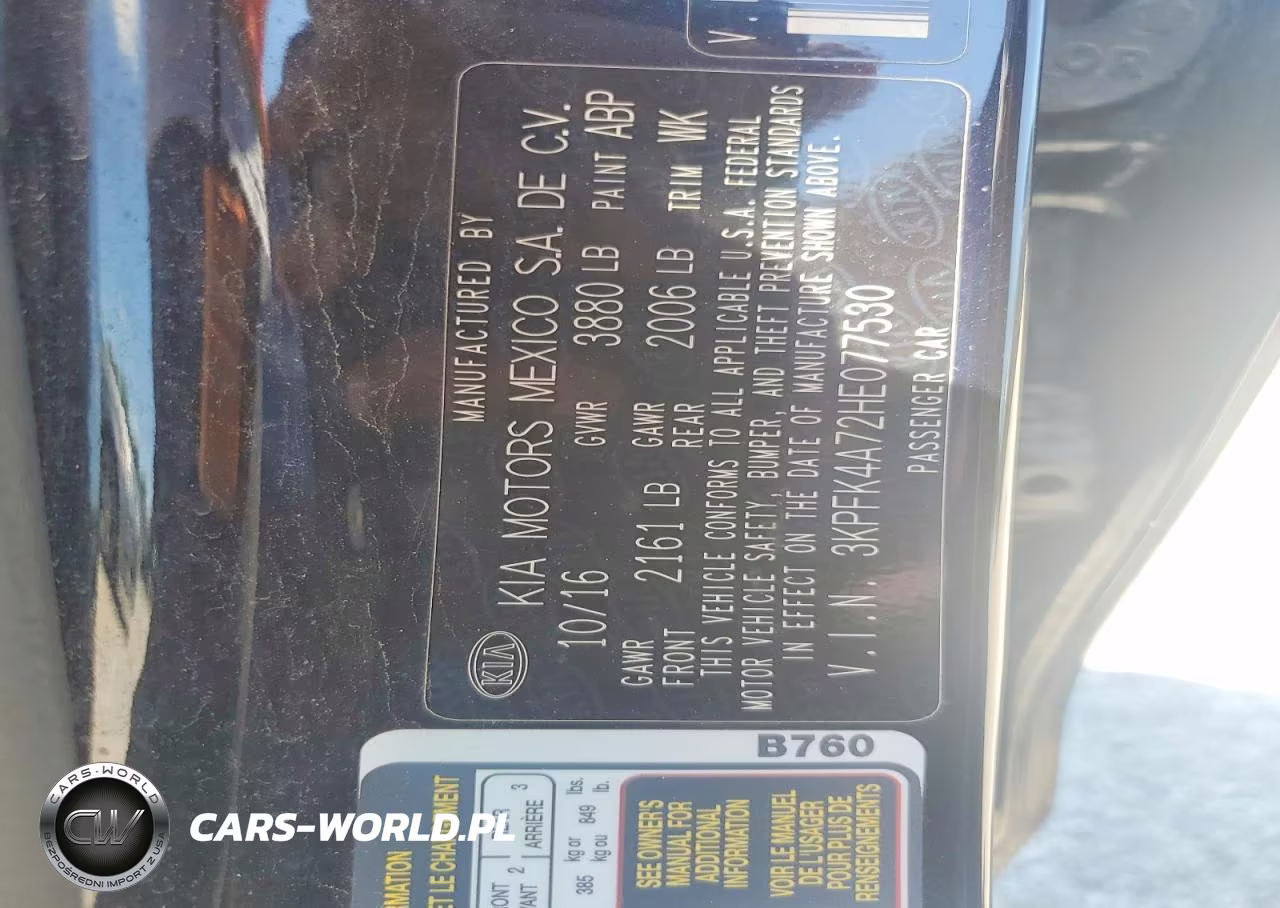 2017 Kia Forte Lx VIN:3KPFK4A72HE077530 - 12