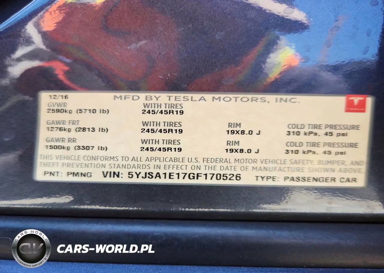 2016 Tesla Model S VIN:5YJSA1E17GF170526 - 13