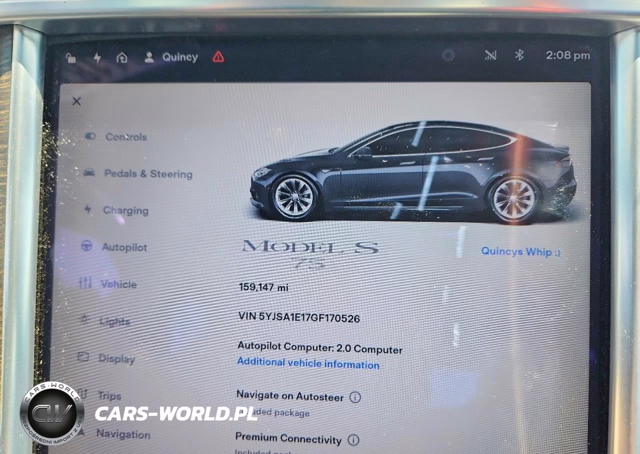 2016 Tesla Model S VIN:5YJSA1E17GF170526 - 9