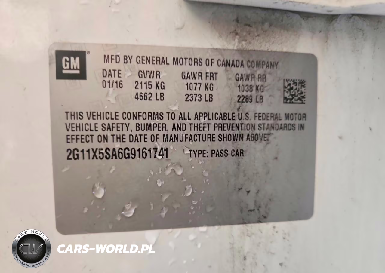 2016 Chevrolet Impala Ls VIN:2G11X5SA6G9161741 - 12