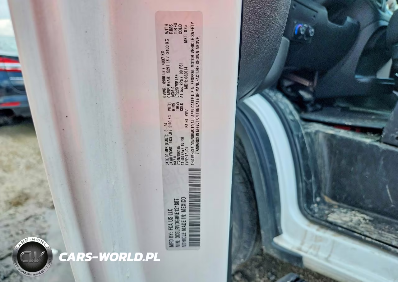 2024 Ram Promaster 2500 2500 High VIN:3C6LRVDG9RE121807 - 13