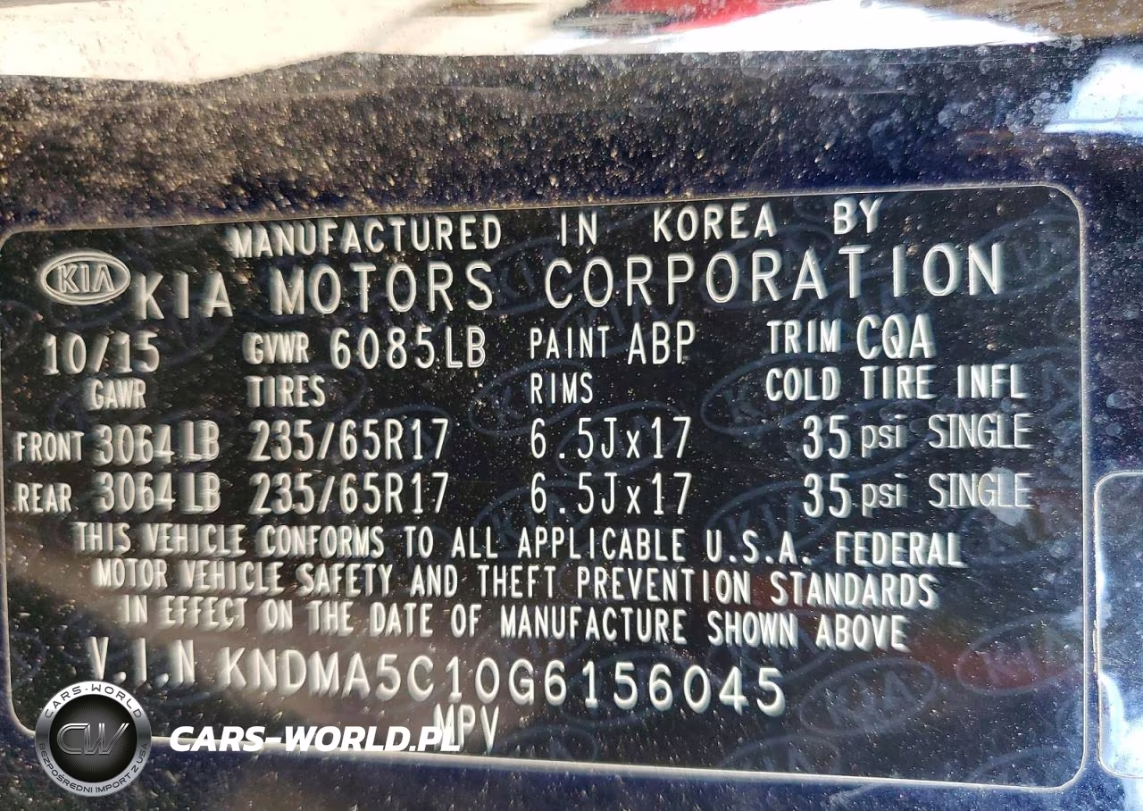 2016 Kia Sedona L VIN:KNDMA5C10G6156045 - 13