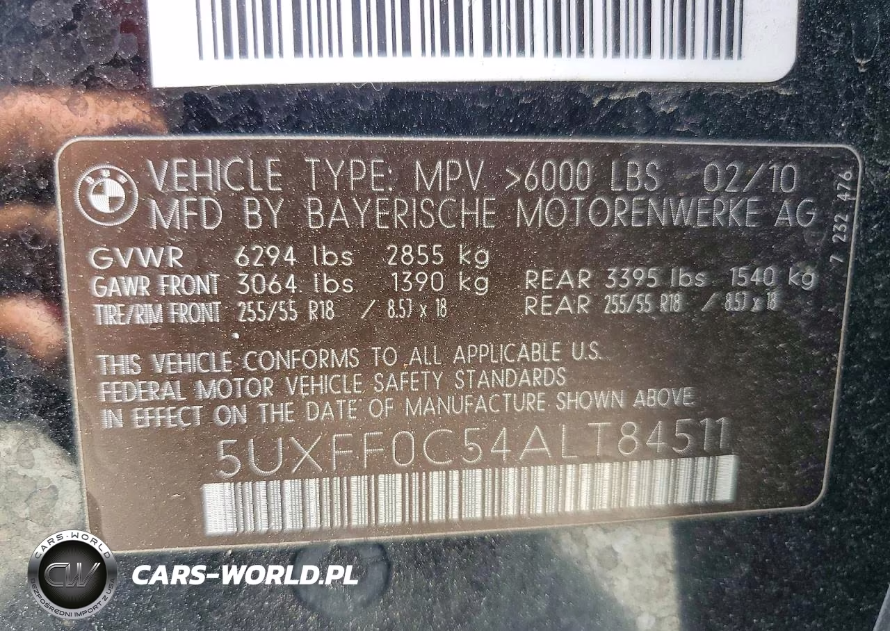 2010 BMW X5 xDrive35D VIN:5UXFF0C54ALT84511 - 13