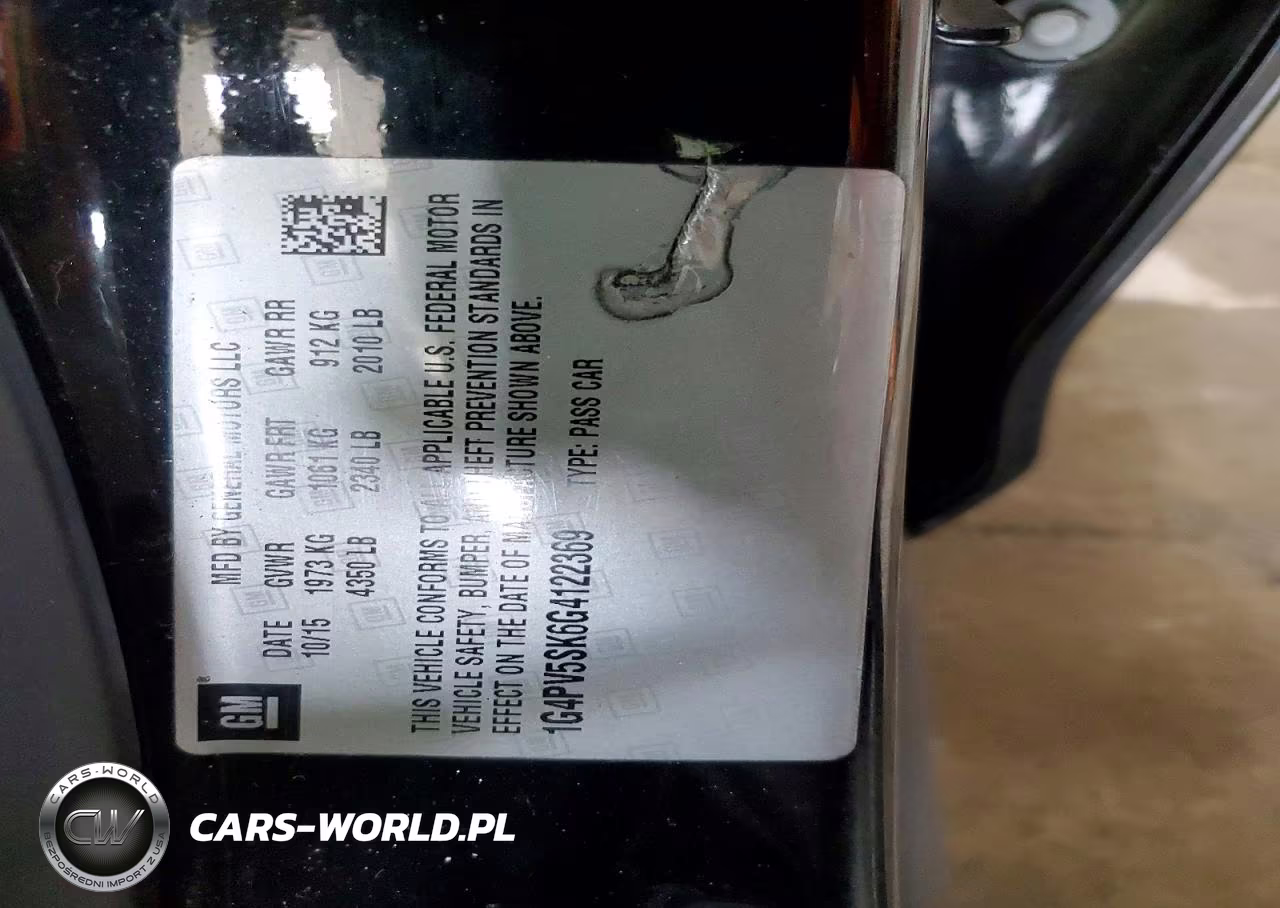 2016 Buick Verano 1Sv VIN:1G4PV5SK6G4122369 - 13