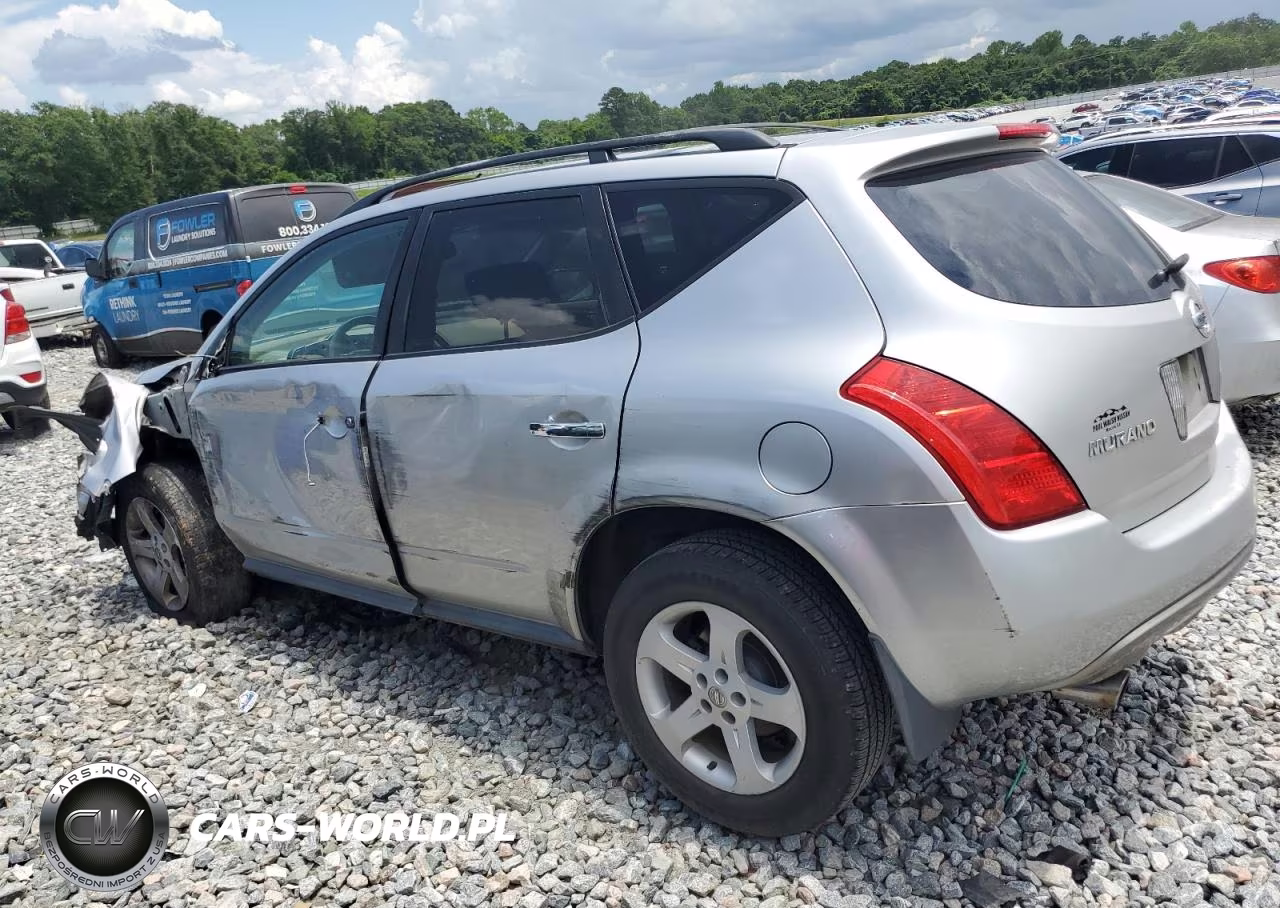 2005 Nissan Murano Sl VIN:JN8AZ08TX5W317740 - 2