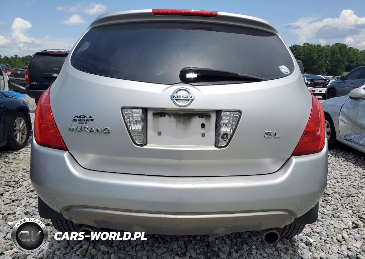2005 Nissan Murano Sl VIN:JN8AZ08TX5W317740 - 6