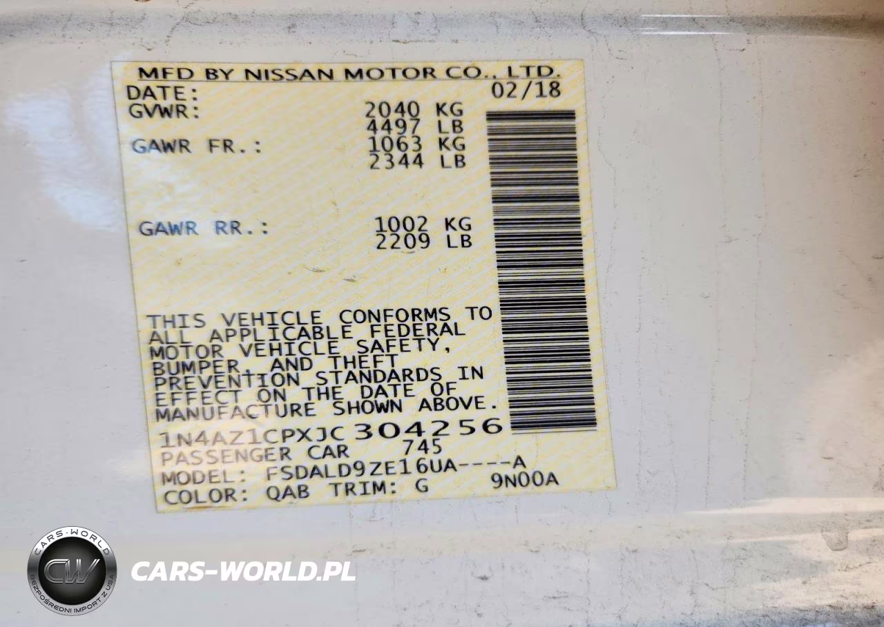 2018 Nissan Leaf Sv VIN:1N4AZ1CPXJC304256 - 12