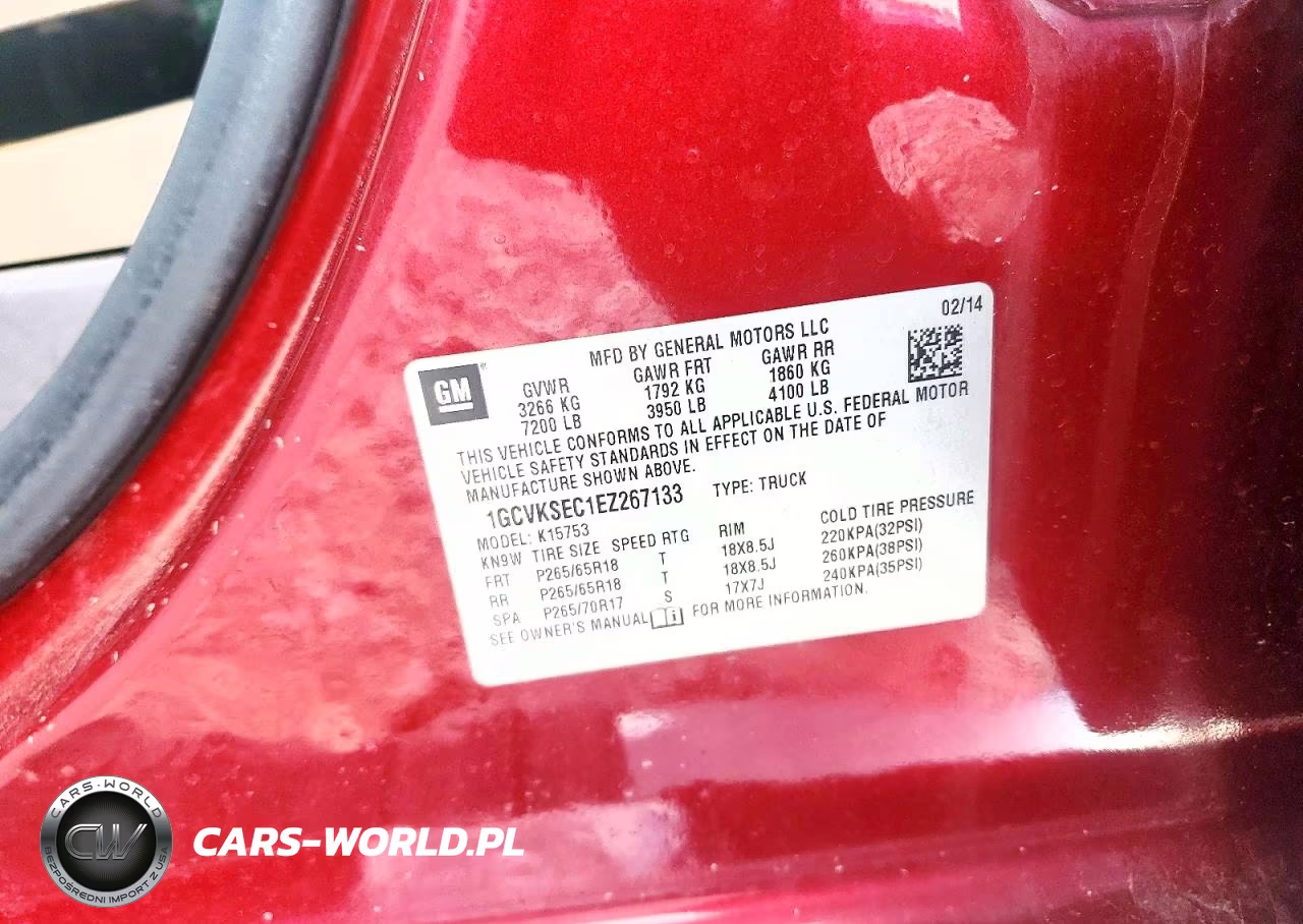 2014 Chevrolet Silverado K1500 Ltz VIN:1GCVKSEC1EZ267133 - 12