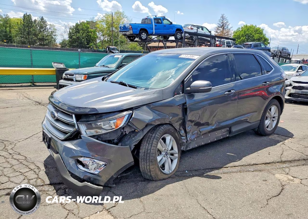 2015 Ford Edge Sel VIN:2FMTK4J91FBB00722 - 1