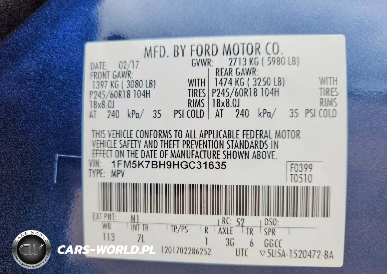 2017 Ford Explorer VIN:1FM5K7BH9HGC31635 - 13
