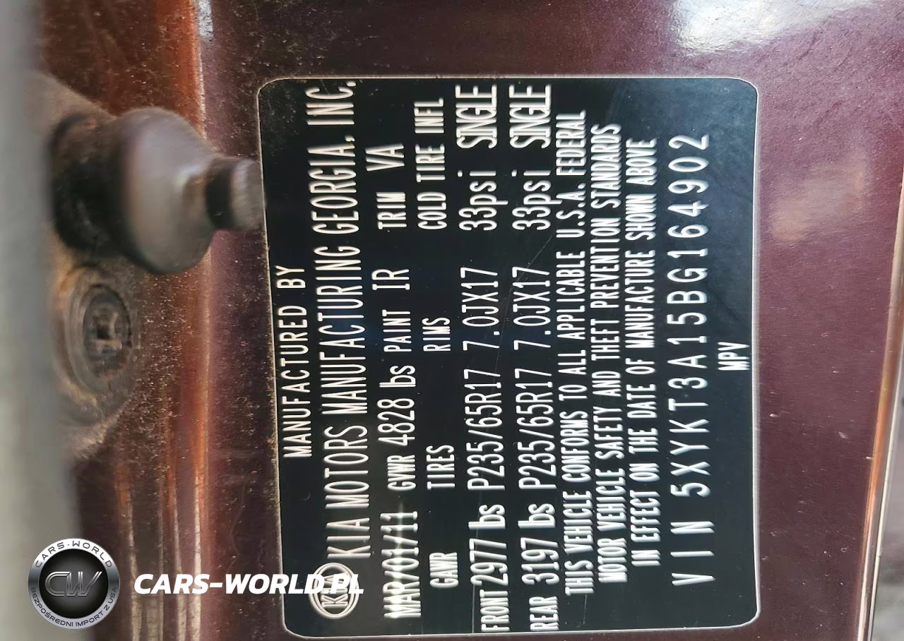 2011 Kia Sorento Lx VIN:5XYKT3A15BG164902 - 13