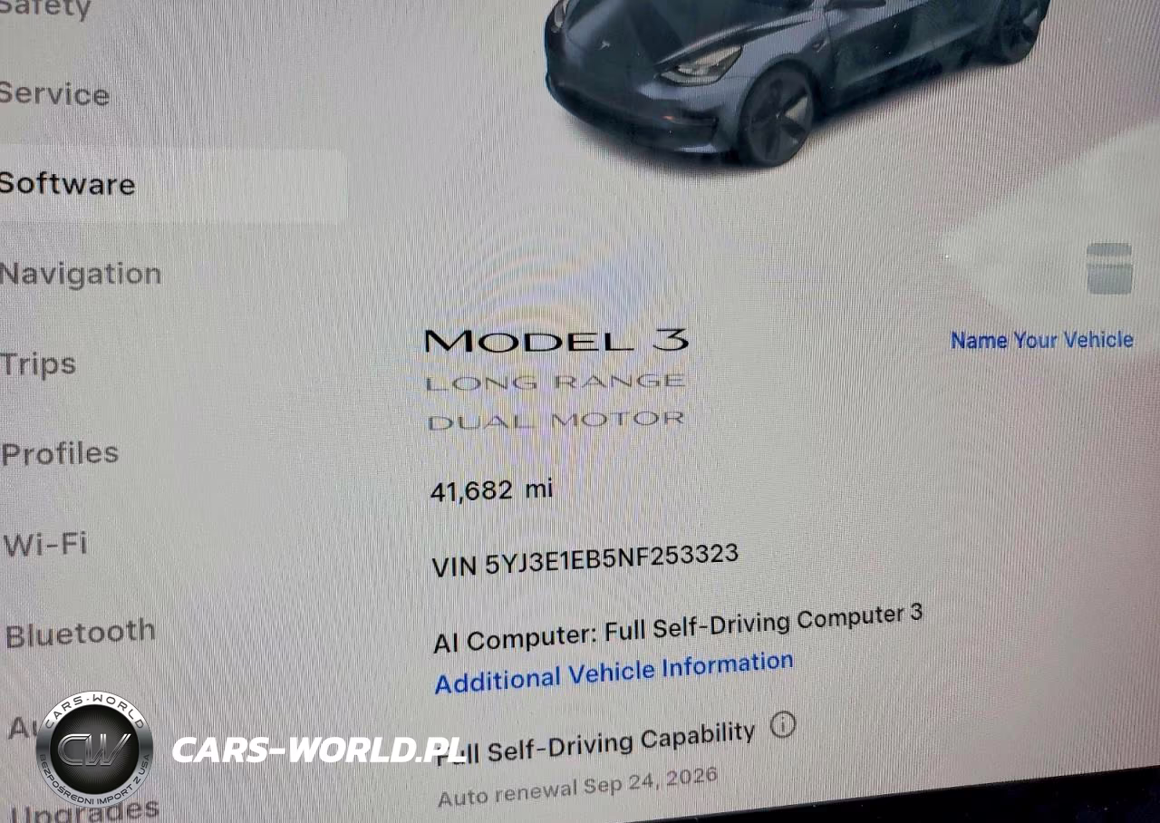2022 Tesla Model 3 VIN:5YJ3E1EB5NF253323 - 9