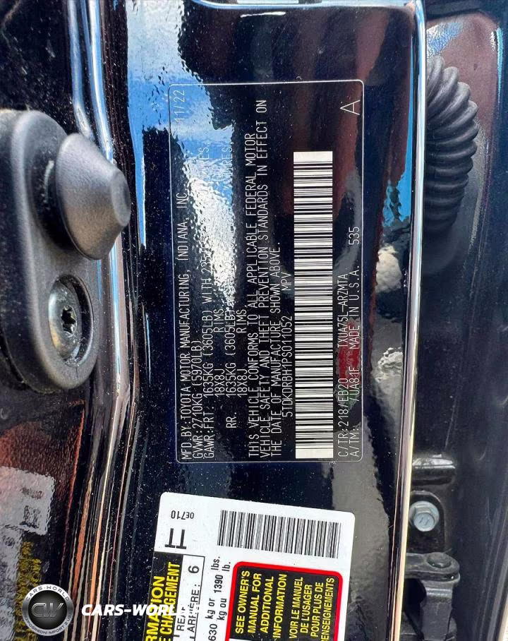 2023 Toyota Highlander Xle VIN:5TDKDRBH1PS011052 - 10