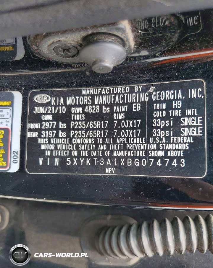 2011 Kia Sorento Lx VIN:5XYKT3A1XBG074743 - 13