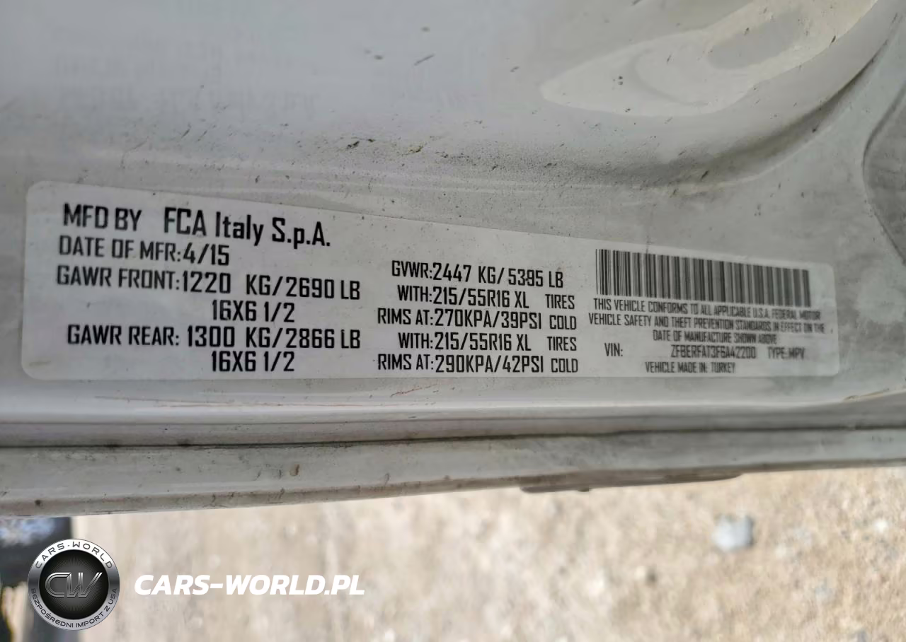 2015 Ram Promaster City VIN:ZFBERFAT3F6A42200 - 13