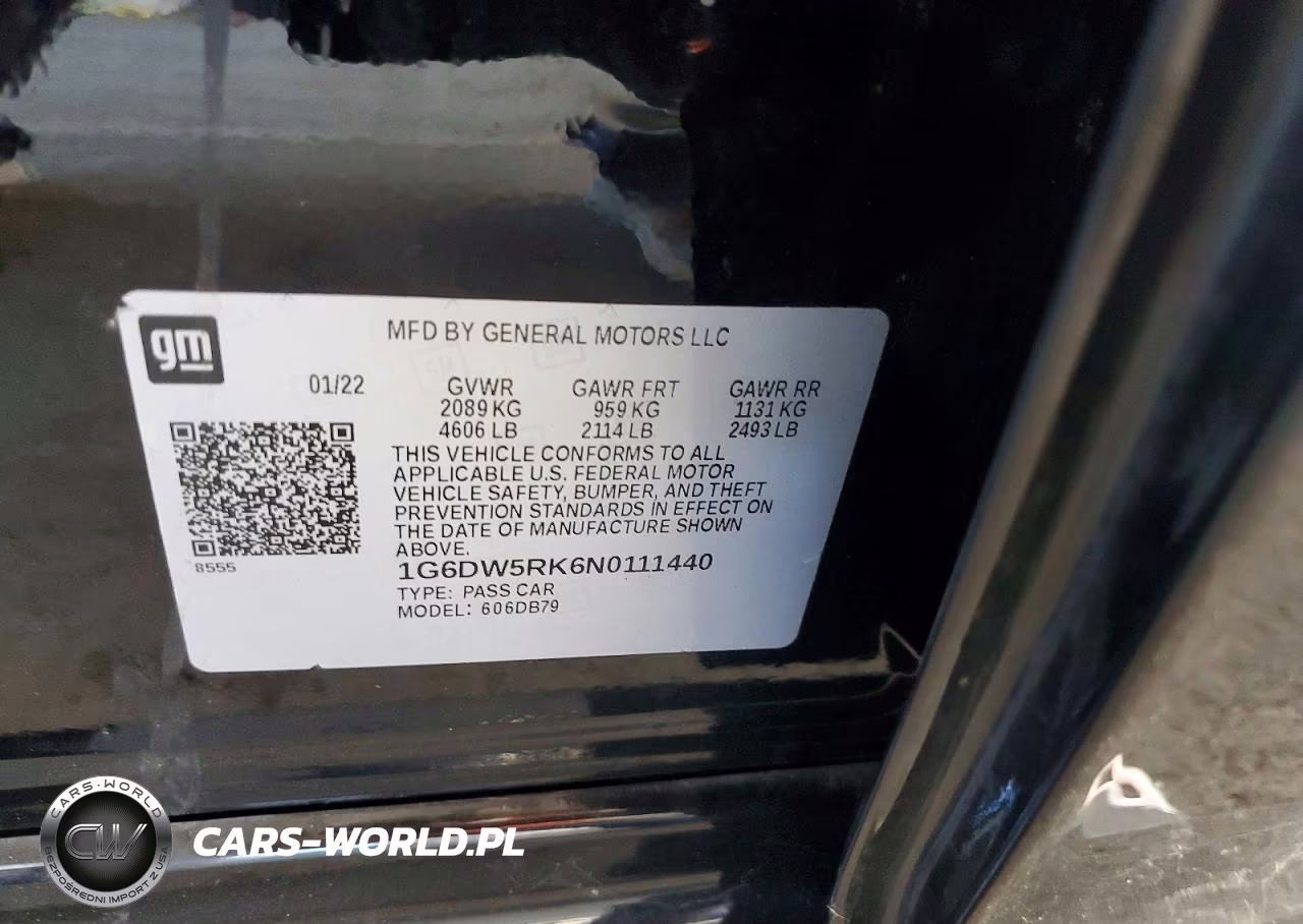 2022 Cadillac Ct5 Luxury VIN:1G6DW5RK6N0111440 - 12
