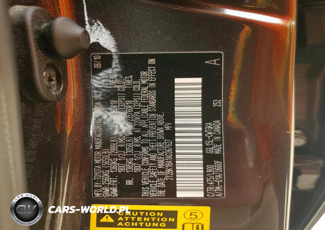 2010 Lexus Rx 350 VIN:2T2BK1BA1AC067627 - 14