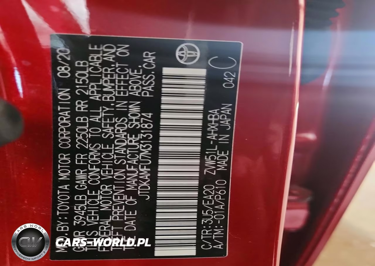 2021 Toyota Prius Xle VIN:JTDKAMFU7M3131874 - 12