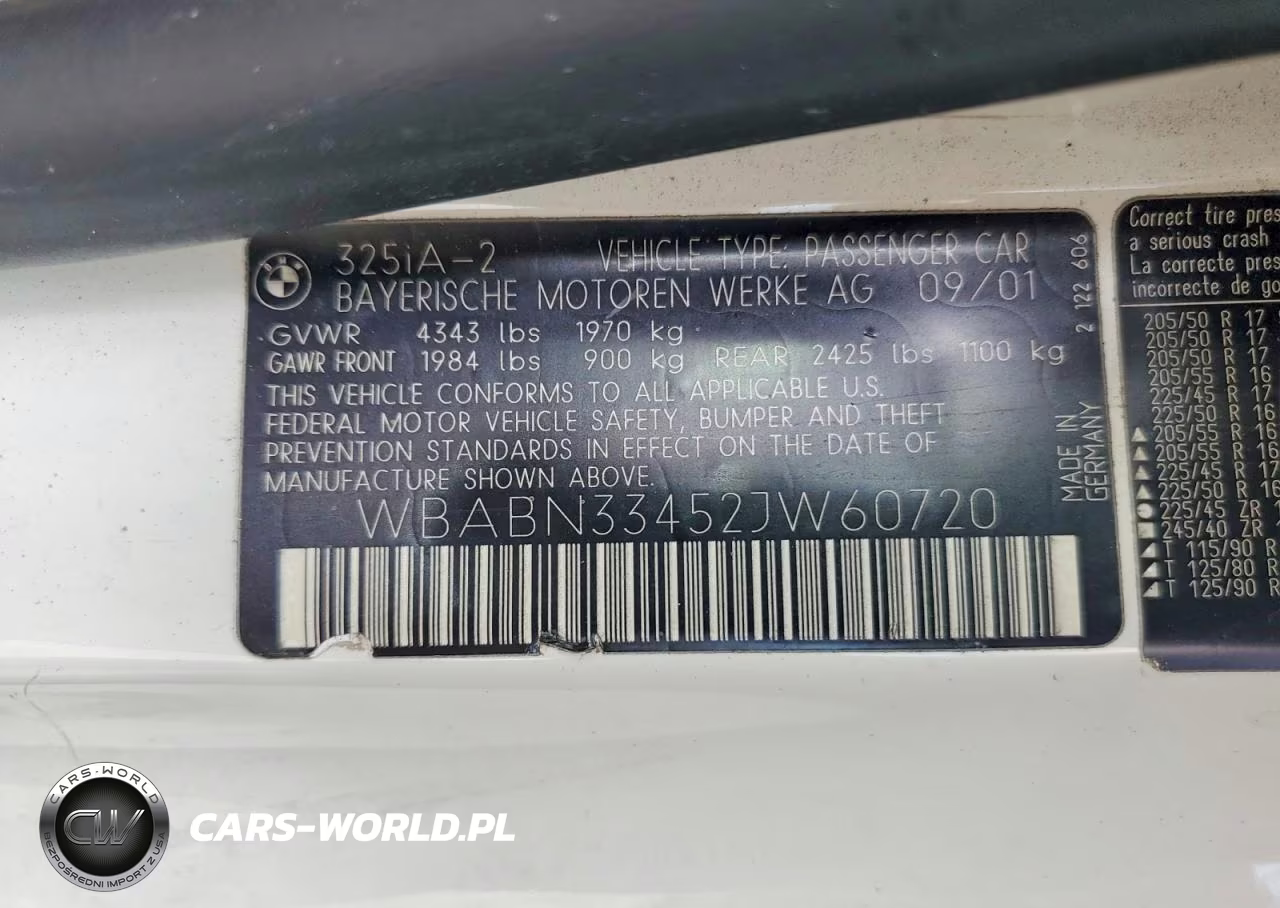 2002 BMW 325 Ci VIN:WBABN33452JW60720 - 12