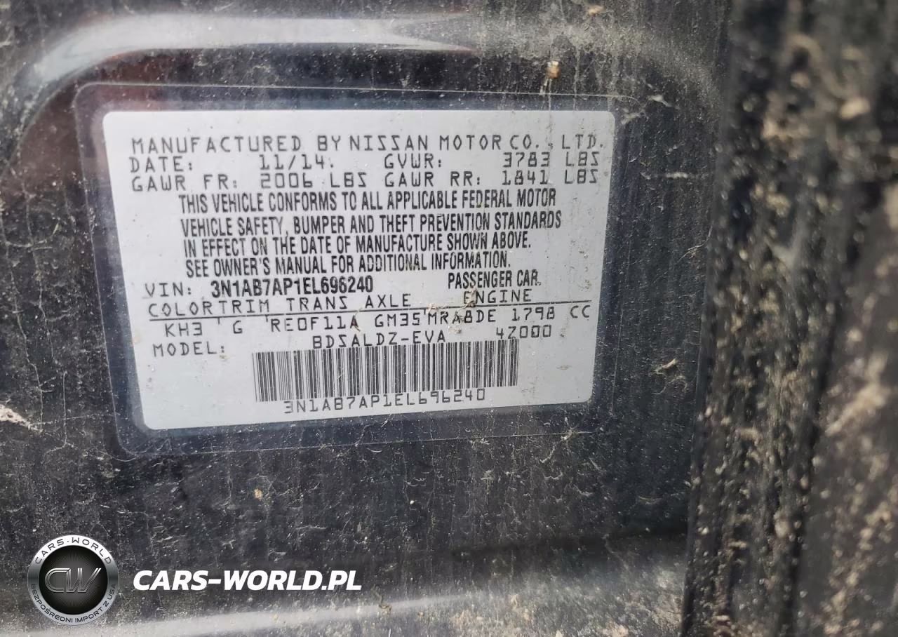2014 Nissan Sentra VIN:3N1AB7AP1EL696240 - 12