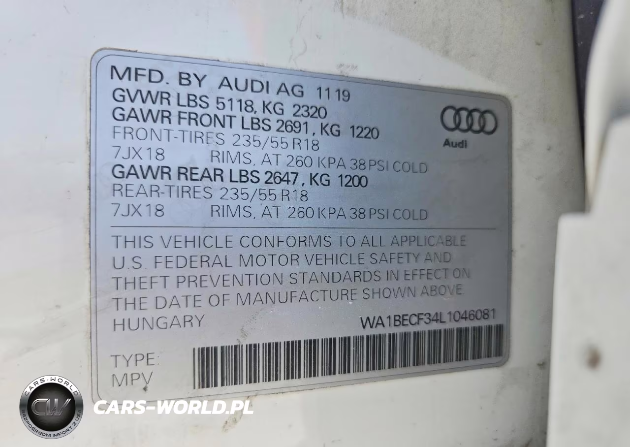 2020 Audi Q3 Premium Plus VIN:WA1BECF34L1046081 - 13